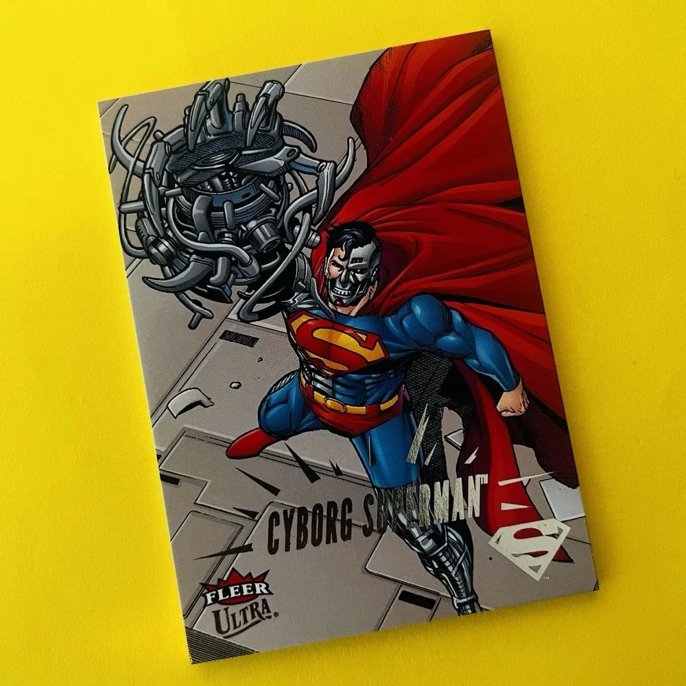 2025 Fleer Ultra Superman #57 Cyborg Superman‎ Gold Foil Base Card DC Comics